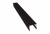 Планка П-образная заборная С-21 RAL9005 (черный)