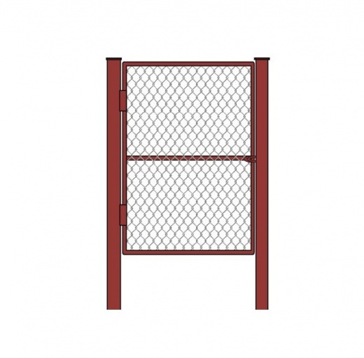 Калитка из сетки-рабицы 1х1,8 м